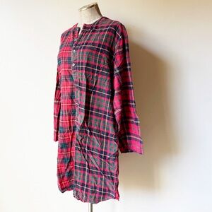 Vintage 90s GAP Red Plaid Nightgown or Dress
